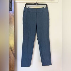 LOFT Outlet Women's Modern Skinny Ankle Pants Blue Stretch - Size 4